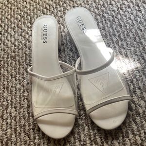 **SOLD Guess heels sandals size 9 1/2